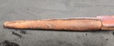 WW2 1941 Johnson Automatic Original Bayonet with leather Scabbard. - Image 4 of 12