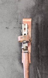 WW2 1941 Johnson Automatic Original Bayonet with leather Scabbard.
