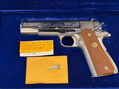 Colt 1911 75th Anniversary Age of Flight Commemorative 45acp 5" 1 of 500