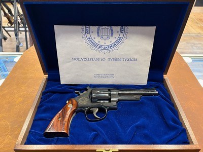Smith & Wesson 27 3 FBI commemorative W/case and factory paperwork Mint!