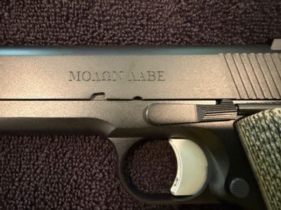 Ed Brown Special Forces Molon Labe 45 ACP - Image 6 of 12