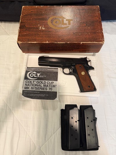 Colt Gold Cup National Match Mark IV Series 70 - Image 1 of 14