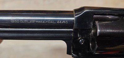 Cimarron 1890 Outlaw 44WCF Revolver - Image 4 of 8