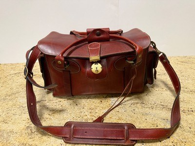 Vintage Holland Sport Range Case with leather shoulder strap