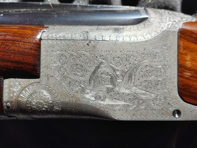 Pre-war Browning B25 Pigeon Grade 12 Gauge - Image 3 of 6