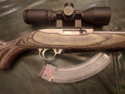 Ruger 10/22 Classic Stainless Steel Laminate Mannlicher - Image 3 of 15