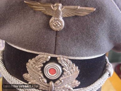 GERMAN WWII UNIFORM CAP - Image 3 of 6