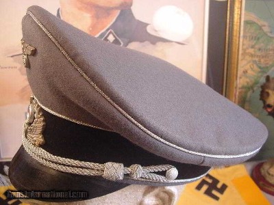 GERMAN WWII UNIFORM CAP - Image 2 of 6