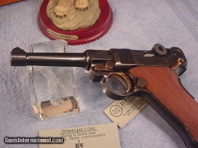 LUGER DWM 1906 COMMERCIAL7.65 MM / 30 CAL - Image 9 of 10