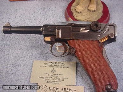LUGER DWM 1906 COMMERCIAL7.65 MM / 30 CAL - Image 2 of 10