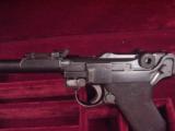LUGER ARTILLERY DWM 1917 9MM WITH STOCK AND PRESENTATION CASE
- 7 of 12