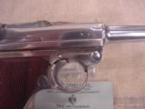 LUGER MAUSER CODE 1940/ 42
9MM NICKEL PLATED
WWII MILITARY - 6 of 9