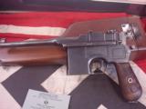 MAUSER C-96 9MM PARABELLUM MILITARY CONTRACT
RED 9
- 4 of 12