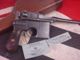 MAUSER C-96 9MM PARABELLUM MILITARY CONTRACT
RED 9
- 5 of 12