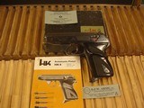 HECKLER & KOCH MODEL 4
CAL .380 ( 9 KURZ ) WITH .22 CAL CONVERSION
COMPLETE SET - 1 of 14