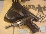P-38 WALTHER AC 41 9MM 2 VAR
AND
MATCHING HOLSTER - 3 of 18