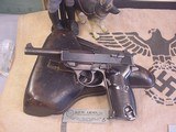 P-38 WALTHER
MODEL AC 43 , GERMAN
NAZI MILITARY 9MM WITH HOLSTER - 2 of 18