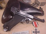 MAUSER LUGER BLACK WIDOW BYF 41 9MM WITH
MATCHING MAG HOLSTER
& PROVENANCE - 11 of 19
