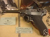 LUGER MAUSER 42 -BYF BLACK WIDOW WWII 9MM - 3 of 18