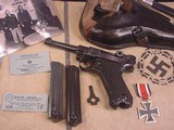 LUGER MAUSER 42 -BYF BLACK WIDOW WWII 9MM - 11 of 18
