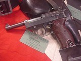 PAIR OF 2 P-38 1943
CYQ SPREEWERK 9MM WITH CONSECUTIVE SER NUMBERS AND HOLSTERS AND BELTS - 4 of 20