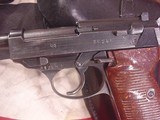 PAIR OF 2 P-38 1943
CYQ SPREEWERK 9MM WITH CONSECUTIVE SER NUMBERS AND HOLSTERS AND BELTS - 5 of 20