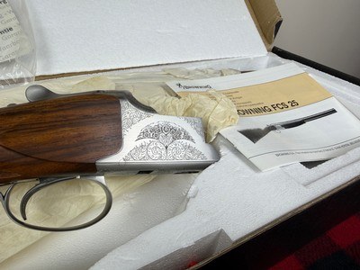 NIB NOS Browning B25 B2 with deep hand signed engraving T. Tricqueneaux - Image 2 of 14