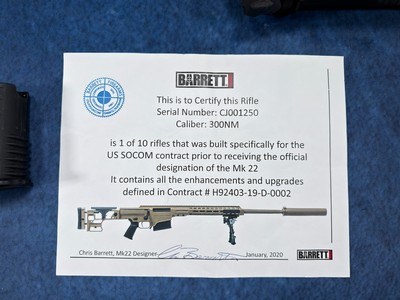 Barrett MRAD Test Trial Rifle 1 of 10 300NM - Image 9 of 17