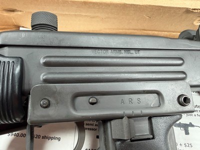 TRANSFERABLE Like New Group Vector Mini Uzi with box EFILE READY - Image 10 of 14