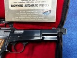 FN Browning Belgium T Series Hi-Power TANGENT with pouch and manual C&R - Image 4 of 10