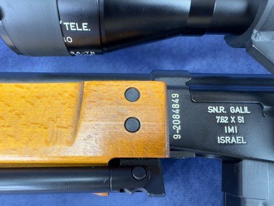 Excellent Galatz Pre-ban Galil sniper rifle with Nimrod scope - Image 12 of 16