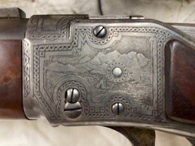 Engraved Side Panel Commercial Sharps Brochardt in 45-70