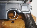 German Mauser C-96New Safety “Broomhandle” in 7.63x25 cal in excellent condition with accessories - 7 of 15