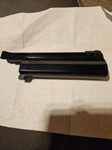 Extremely Rare Factory Mateba 6 Unica 8" Blued .44 Mag Threaded Barrel + Upper Assembly + OEM Compensator - Like New Hunter Upgrade - Image 2 of 15