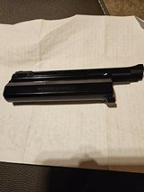 Extremely Rare Factory Mateba 6 Unica 8" Blued .44 Mag Threaded Barrel + Upper Assembly + OEM Compensator - Like New Hunter Upgrade - Image 1 of 15