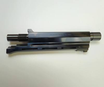 Extremely Rare Factory Mateba 6 Unica 8" Blued .44 Mag Threaded Barrel + Upper Assembly + OEM Compensator - Like New Hunter Upgrade