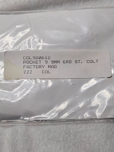 COLT POCKET NINE 9MM 6RD FACTORY STAINLESS MAGAZINE - NEW IN PACKAGE - Image 8 of 8
