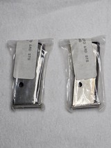 Pair (2) Autauga Arms AUT6M MKII .32 ACP 6-Round Factory Stainless Magazines - NEW in Package - Image 2 of 3