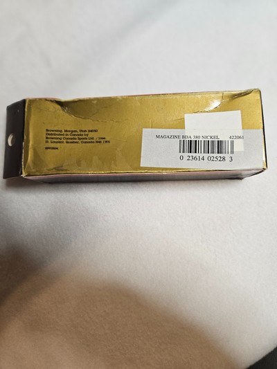 Browning BDA .380 Nickel 13-Round Factory Magazine - Made In Italy - New Old Stock in Original Box (Part 422061) - Image 2 of 9