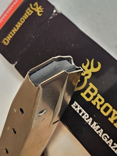 Browning BDA .380 Nickel 13-Round Factory Magazine - Made In Italy - New Old Stock in Original Box (Part 422061) - Image 9 of 9