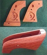 Ruger XR3-Red Blackhawk (EXTENDED) Ebony Wood Grips - Image 2 of 6