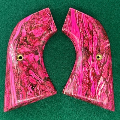 Ruger XR3 New Vaquero Pink Hemp Wood Grips