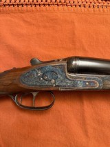 12 ga. Union Armera Model 215 "Orvis Custom", side by side shotgun, 25" barrels, Engraved, Spain - Image 2 of 6
