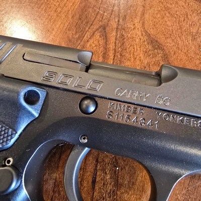 Kimber Solo DC w/ laser grip - NEW IN BOX! - Image 7 of 9