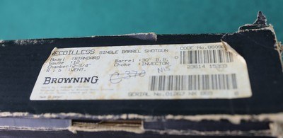 Scarce Browning Recoiless 12 GA Trap Gun - Image 12 of 13