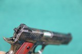 Standard Arms Manufacturing 1911A1 45 ACP case colored engraved ANIB - Image 5 of 10