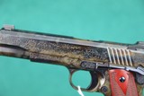 Standard Arms Manufacturing 1911A1 45 ACP case colored engraved ANIB - Image 7 of 10