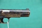 Standard Arms Manufacturing 1911A1 45 ACP case colored engraved ANIB - Image 4 of 10