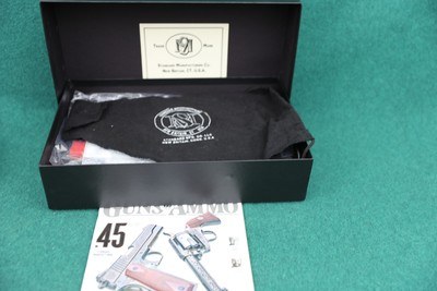 Standard Arms Manufacturing 1911A1 45 ACP case colored engraved ANIB - Image 10 of 10