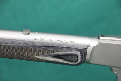 Marlin 1894 Skinner Trapper 10mm stainless threaded high condition minty - Image 5 of 12